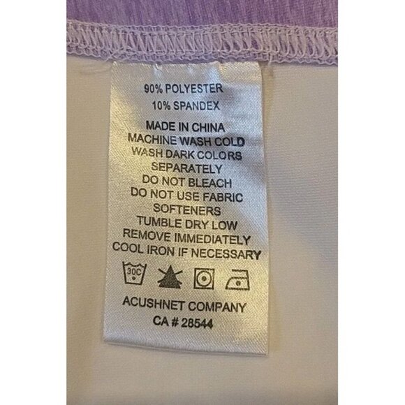 Footjoy Womens Full Zip Jacket White Purple Craguns Legacy New Pockets Wicking - Picture 11 of 14